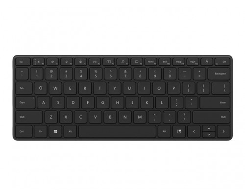 MS Bluetooth Compact Keyboard Bluetooth French Black Belgium/Netherlands 1 License