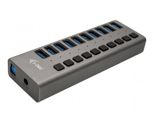 I-TEC USB 3.0 Charging HUB 10port port with external power adapter 48W 10x USB charging port for Tablets Notebooks Ultrabooks PC