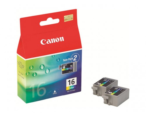 CANON BCI-16C inktcartridge kleur standard capacity 7.5ml 199 pagina s 2-pack