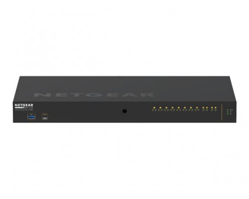 NETGEAR 12-Port AV Line M4250-10G2XF-PoE++ 8x1G Utra90 PoE++ 802.3bt 720W 2x1G 2xSFP+ Managed Switch