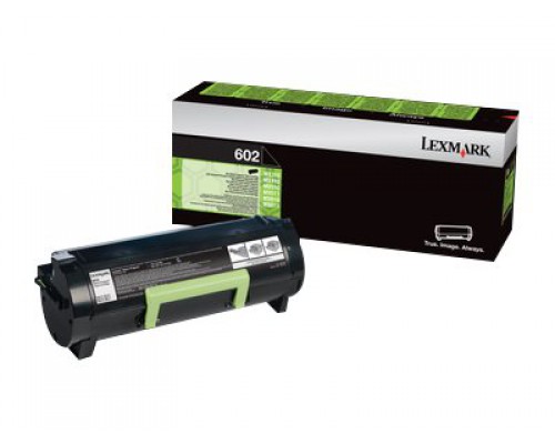 LEXMARK 602 tonercartridge zwart standard capacity 2.500 pagina s 1-pack return program