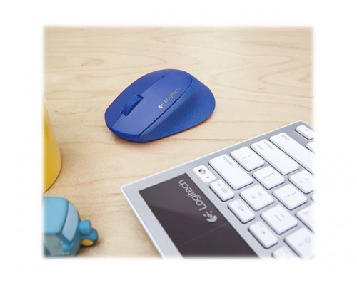 LOGITECH Wireless Mouse M280 - BLUE - 2.4GHZ - EWR2