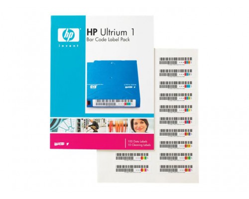 HPE LTO Ultrium 1 automation barcode labelled 100-pack