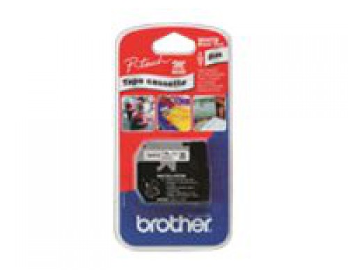 BROTHER MK231BZ tape cassette zwart op wit 8mx9mm none laminate for P-touch 60 65 75 80 85 110