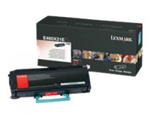 LEXMARK E460 toner cartridge black standard capacity 15.000 pages 1-pack