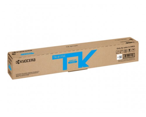 KYOCERA TK-8115C Toner cyan for 6.000 pages ISO/IEC 19752