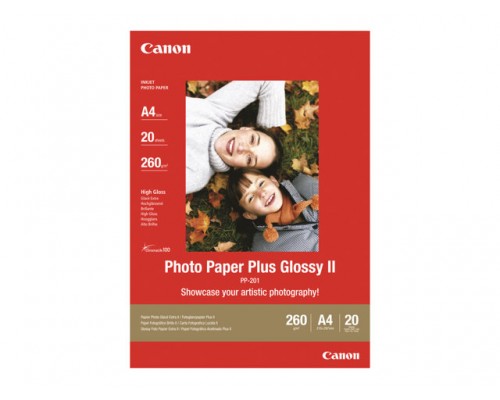 CANON PP-201 plus photo paper inktjet 260g/m2 A4 20 sheets 1-pack