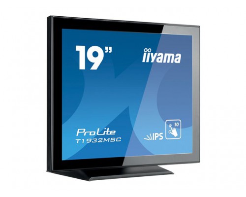 IIYAMA ProLite T1932MSC-B5X 19 inch 48cm PCAP Bezel Free Front VGA DisplayPort HDMI Multiouch with supported OS