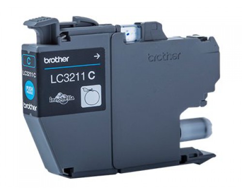 BROTHER LC3211C Cyan ink cartridge with a capacity of 200 pages