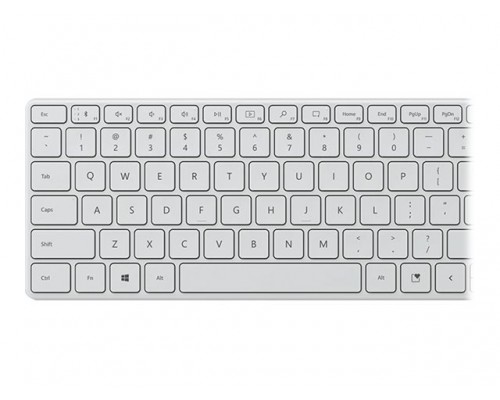 MS Bluetooth Compact Keyboard Eng Intl Euro Hdwr Glacier