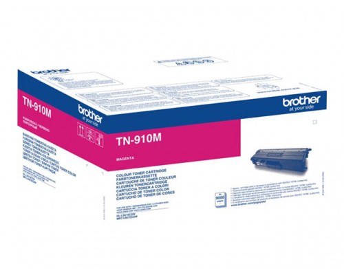 BROTHER TN910M Toner Cartridge Magenta Ultra Hoge Capaciteit 9.000 pagina s voor Brother HL-L9310CDW(T)