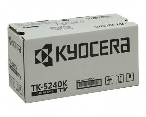 KYOCERA TK-5240K Toner Kit Zwart voor 4.000 pagina s ISO/IEC 19798