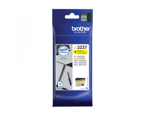 BROTHER LC-3237Y Yellow Ink 1500 pages