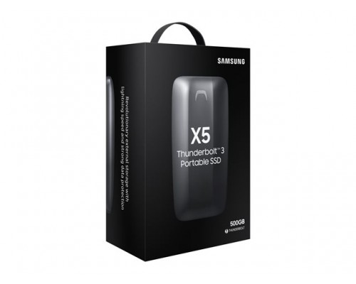 SAMSUNG SSD X5 Portable 500GB Thunderbolt 3 2800MB/s read 2100MB/s write