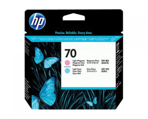 HP 70 originele printkop licht magenta en licht cyaan standard capacity 1-pack