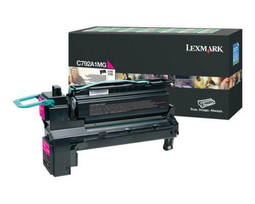 LEXMARK C792, X792 toner magenta standard capacity 6.000 pagina s 1-pack return program