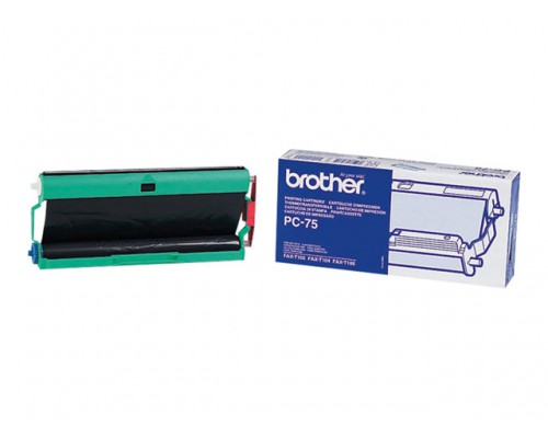 BROTHER PC-75 lintcassette zwart 144 pagina s 1-pack