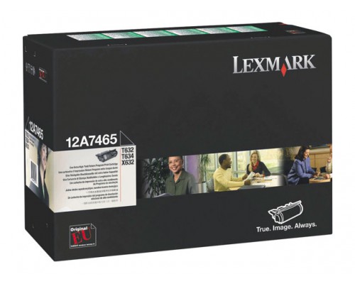 LEXMARK T632, T634 tonercartridge zwart extra high capacity 32.000 pagina s 1-pack return program