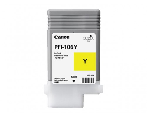 CANON PFI-106Y inktcartridge geel standard capacity 130 ml 1-pack