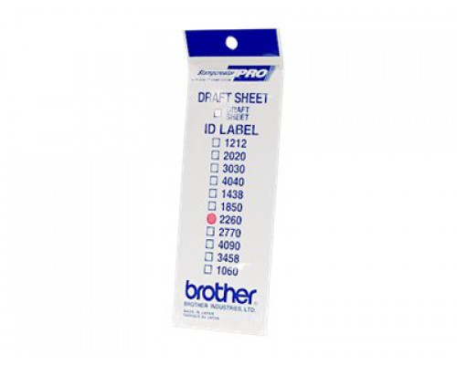 BROTHER ID2260 12 labels 22x60 mm  1x12 pcs.