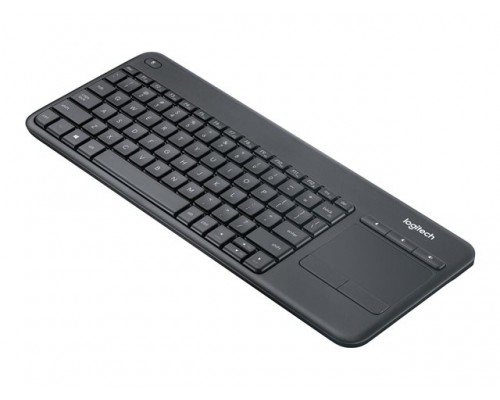 LOGITECH Wireless Touch Keyboard k400 Plus - INT BLACK