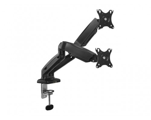 EWENT Dual LCD Desk Mount with gas spring for monitors up to 27 inch and 2-6.5kg