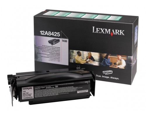 LEXMARK T430 tonercartridge zwart high capacity 12.000 pagina s 1-pack return program