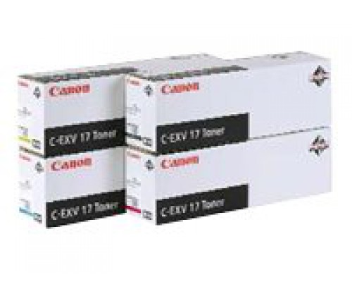 CANON C-EXV 17 tonercartridge geel standard capacity 30.000 paginas 1-pack