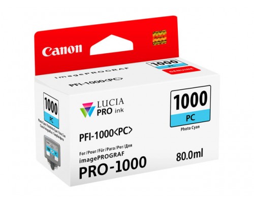 CANON PFI-1000 foto cyan inkttank