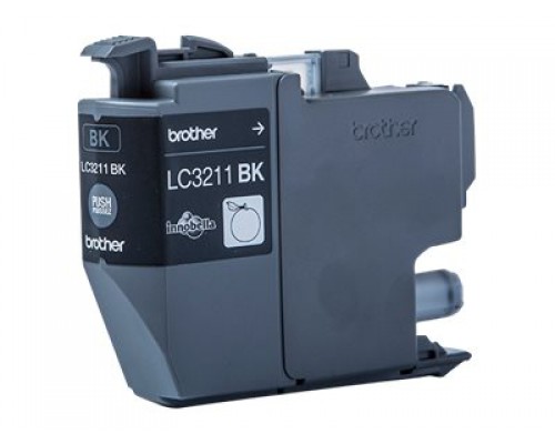 BROTHER LC3211BK Black Ink Cartridge with 200-pages capacity