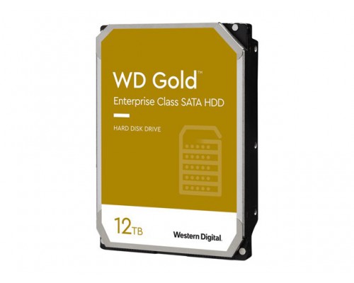 WD Gold 12TB HDD 7200rpm 6Gb/s serial ATA sATA 256MB cache 3.5inch intern RoHS compliant Enterprise Bulk