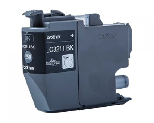 BROTHER LC3211BK Black Ink Cartridge with 200-pages capacity