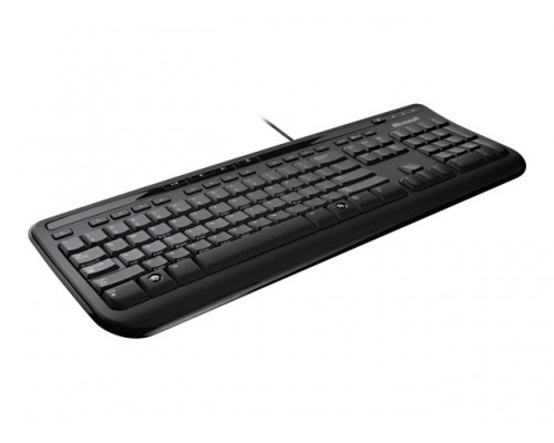 MS Wired Keyboard 600 black (CH) (LX)