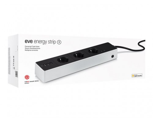 EVE Energy Strip - Connected Triple Outlet for Apple HomeKit