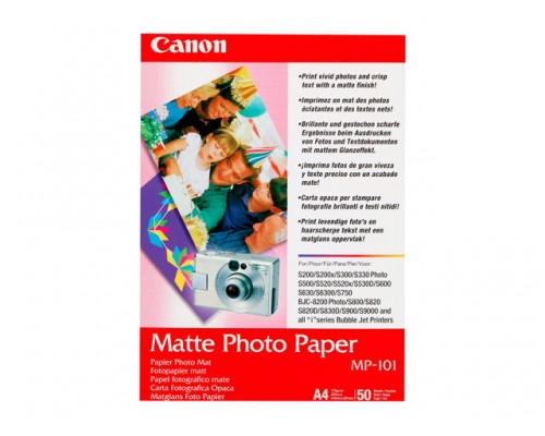 CANON MP-101 matte photo paper 170g/m2 A4 50 sheets 1-pack