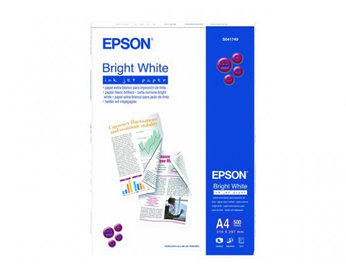 EPSON Paper helder wit inktjet 90g/m2 A4 500 sheets 1-pack