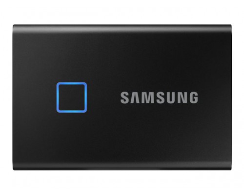 SAMSUNG Portable SSD T7 Touch 500GB extern USB 3.2 Gen.2 metallic black