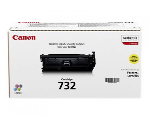 CANON 732-Y tonercartridge geel standard capacity 6.400 paginas 1-pack