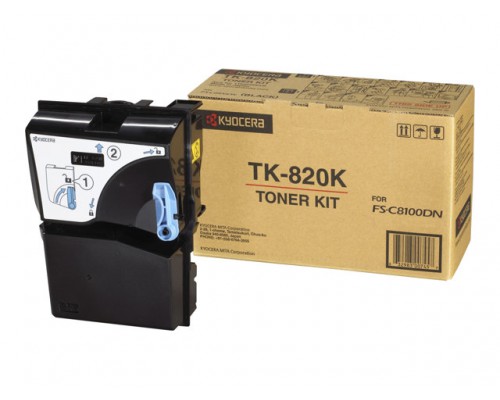 KYOCERA TK-820 tonercartridge zwart standard capacity 15.000 paginas 1-pack