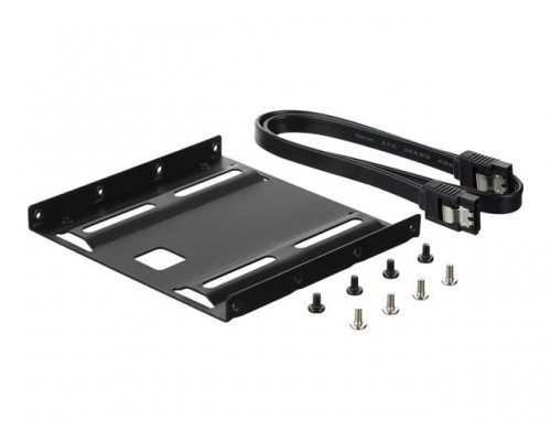 EWENT 2.5 to 3.5 SSD/HDD kit with screws and 50cm SATA III cable