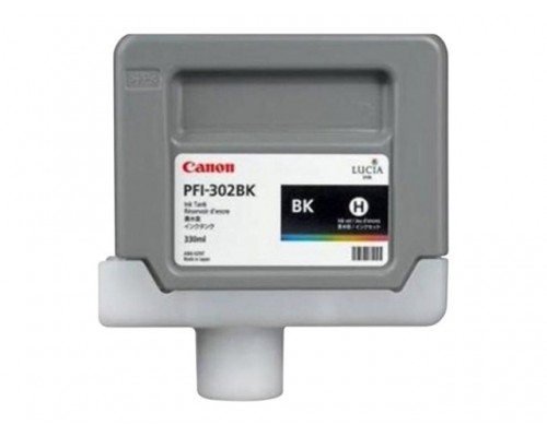 CANON PFI-302BK inktcartridge zwart standard capacity 330ml 1-pack