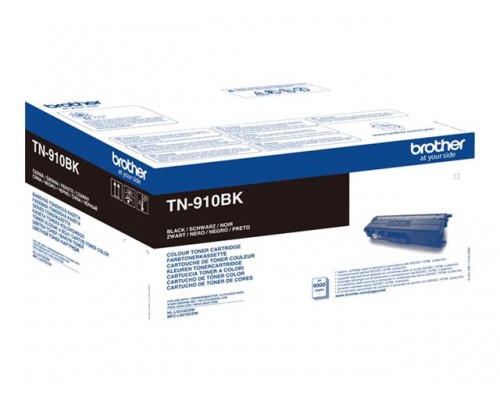 BROTHER TN910BK Toner Cartridge Zwart Ultra Hoge Capaciteit 9.000 pagina s voor Brother HL-L9310CDW(T)