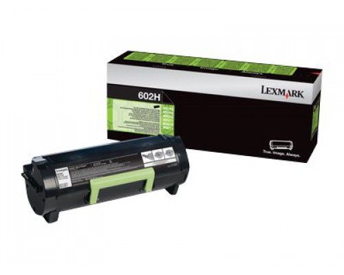 LEXMARK 602HE toner cartridge black standard capacity 10.000 pages 1-pack corporate