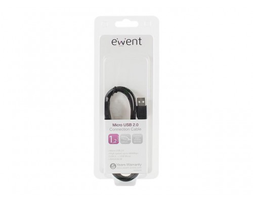 EWENT EW9628 Micro USB Connection Cable 1.2 Meter