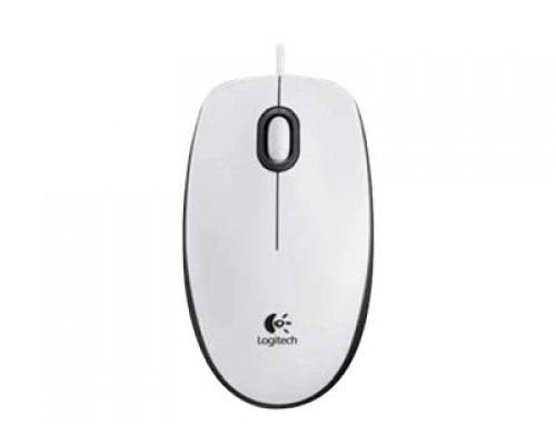 LOGITECH M100 Mouse White USB - EMEA