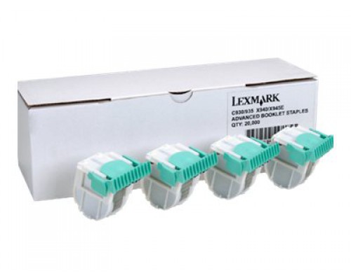 LEXMARK C935, X94XE, X85XE, X86XE nietcartridge standard capacity 4x5000 staple 4-pack Booklet