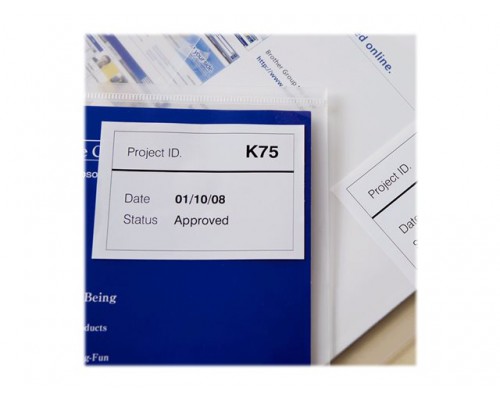 BROTHER P-Touch DK-44205 removable white thermal paper 62mm x 30.48m