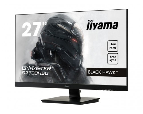IIYAMA G-MASTER G2730HSU-B1 27inch 1920x1080 TN LED Bl USB-Hub (2xOut) Speakers DP/HDMI/VGA 1ms Black