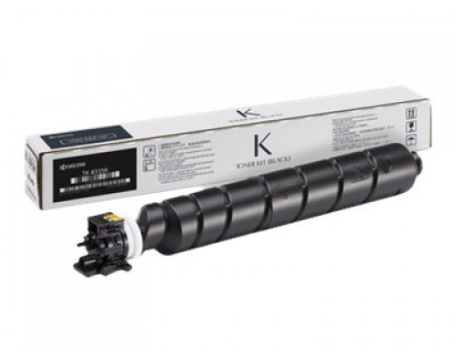 KYOCERA TK-8335K Toner-Kit black for 25000 sheets A4 with 5 percent toner coverage, TK-8335K reusable as waste box