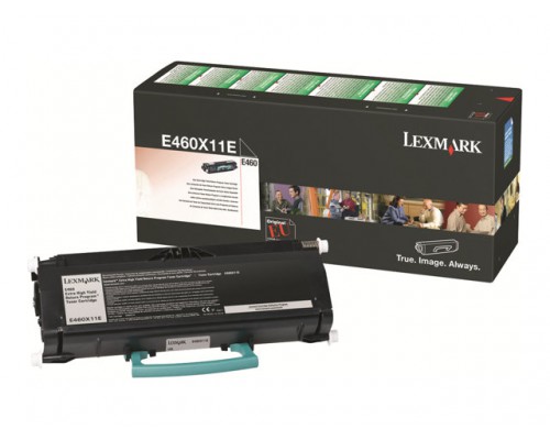 LEXMARK E460 tonercartridge zwart extra high capacity 15.000 pagina s 1-pack return program